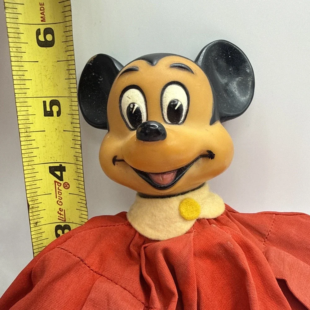Mickey‎ Mouse Bean Bag Vintage Vinyl Toy Walt Disney Productions Made In Japan